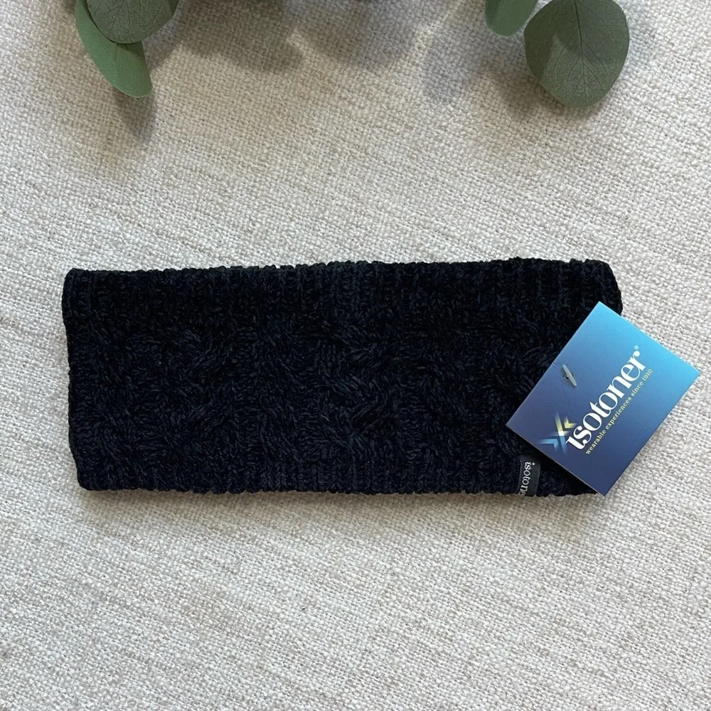 Isotoner Chenille Cable Headband